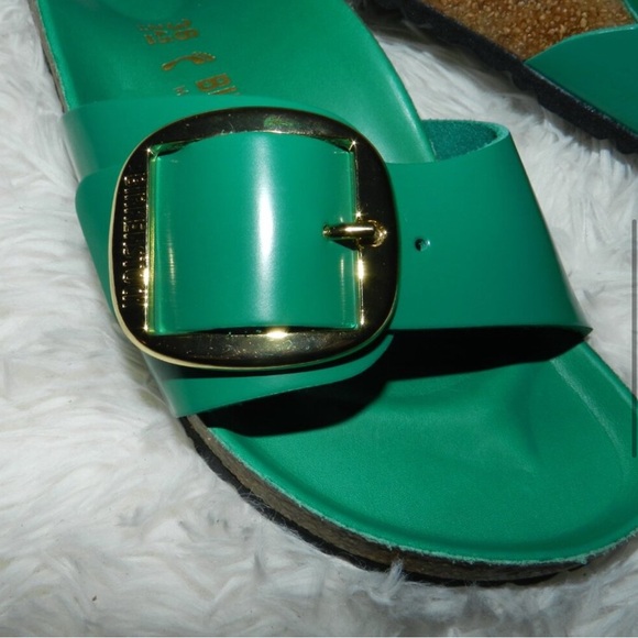 BIRKENSTOCK  Arizona big buckle slide sandal digital green🆕📦🏃🏻& SHIPS - Picture 2 of 6